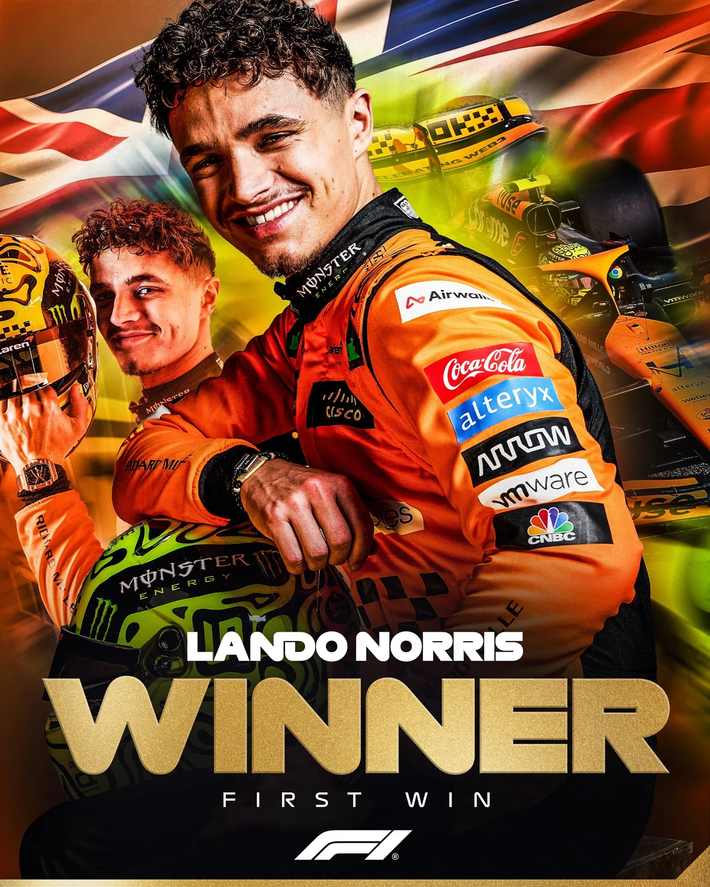 ¡SORPRESA EN MIAMI! GANÓ LANDO NORRIS