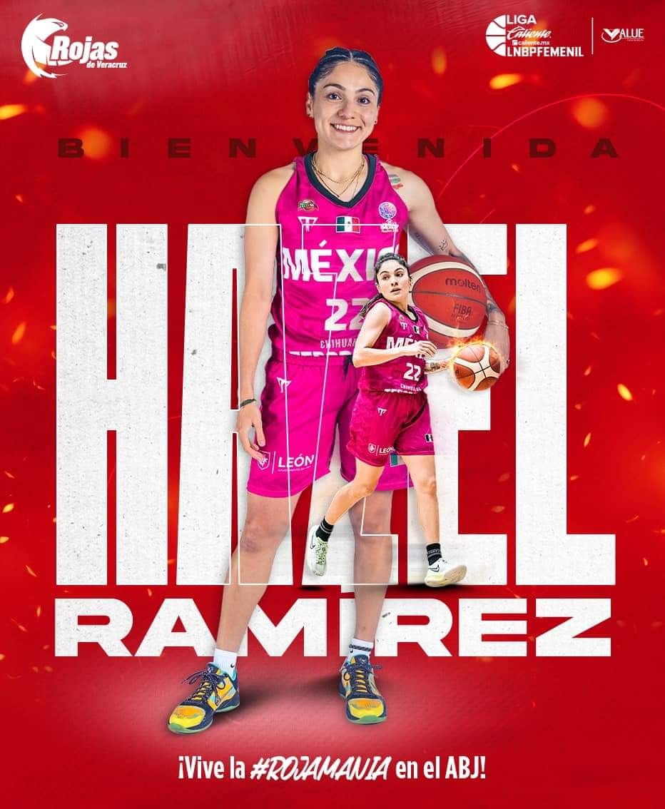 HAZEL RAMÍREZ LLEGA AL NIDO DE LAS ROJAS DE VERACRUZ