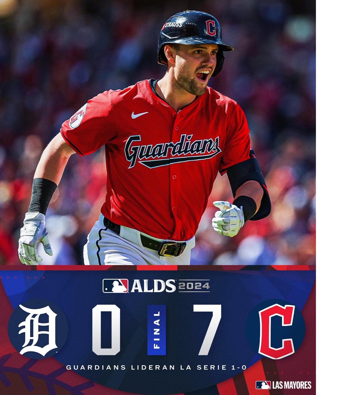 EXPLOTA LA OFENSIVA DE CLEVELAND Y VENCEN A LOS TIGERS