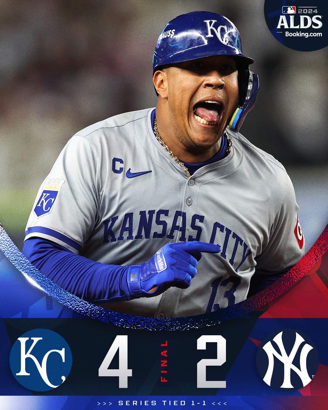 KANSAS CITY IGUALA LA SERIE ANTE YANKEES