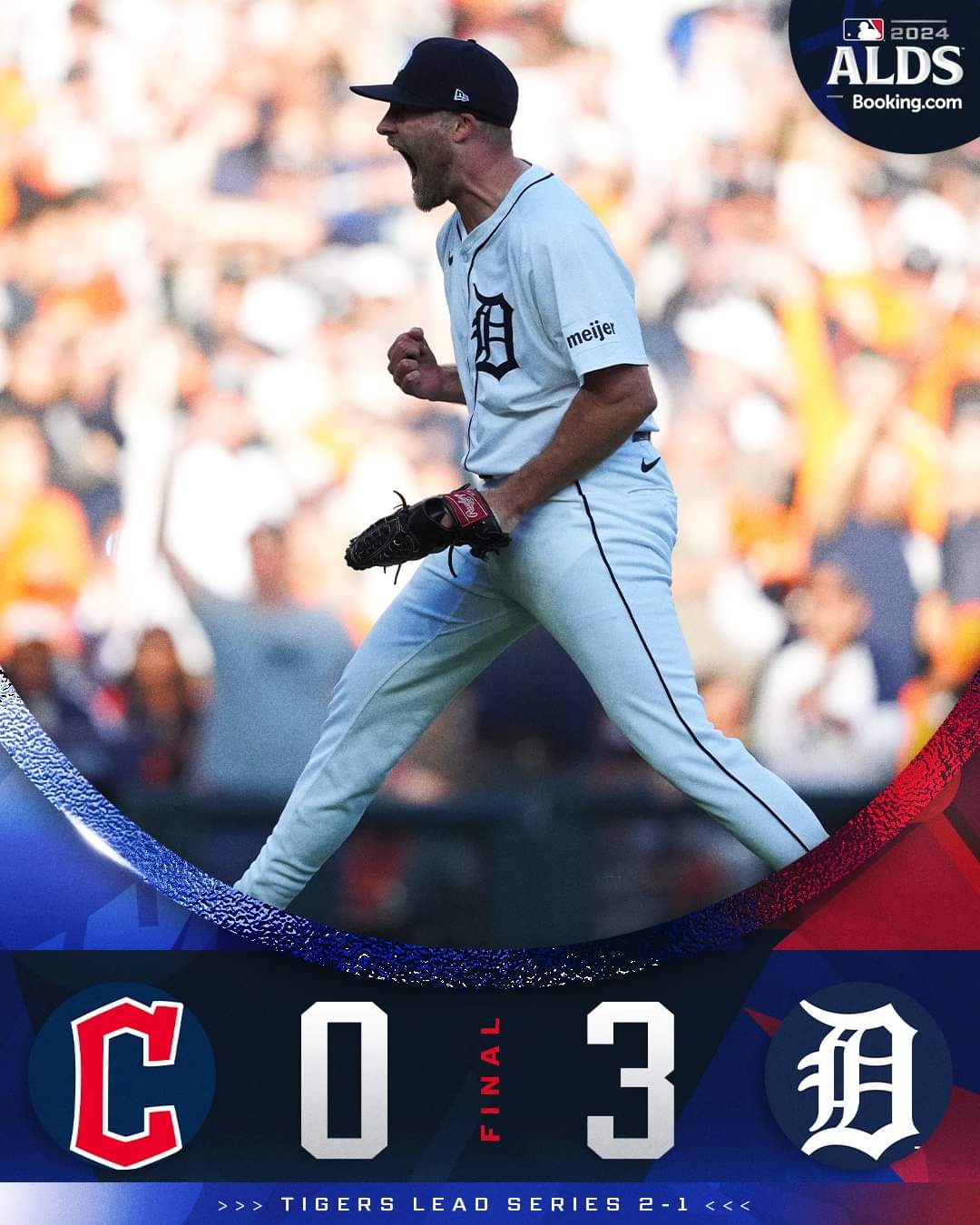 DETROIT VENCE A CLEVELAND Y TOMA VENTAJA EN LA SERIE