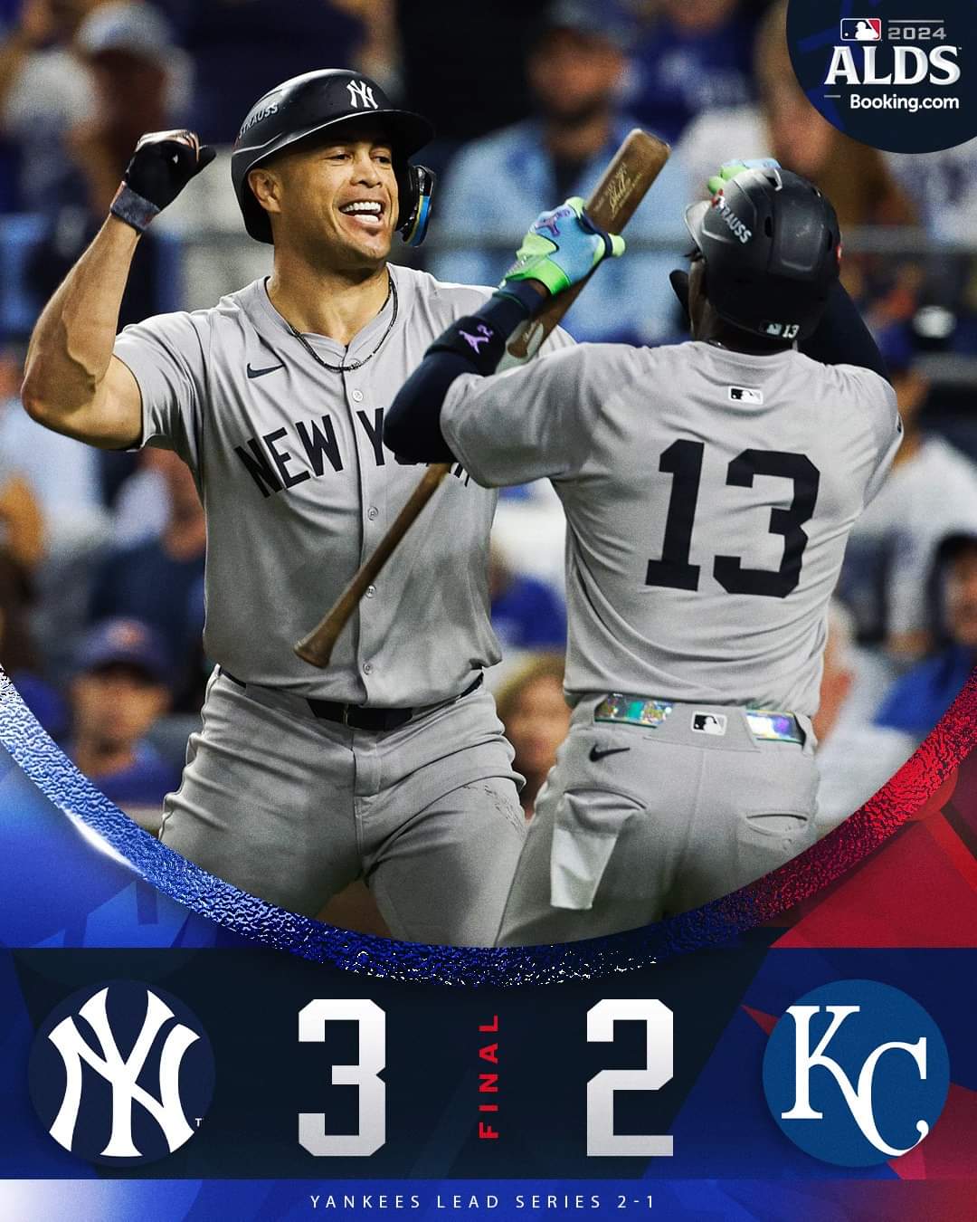 YANKEES SE PONE A UNA VICTORIA DE LA ALCS