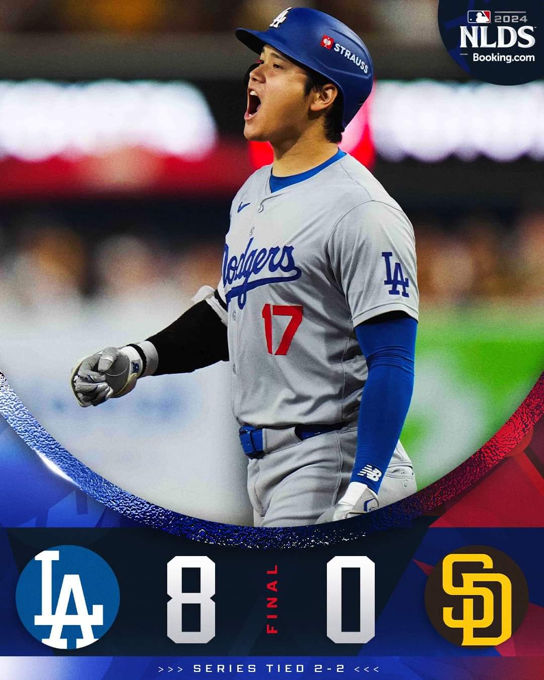 DODGERS VENCE CON PODER A PADRES Y SIGUE CON VIDA EN LA NLDS