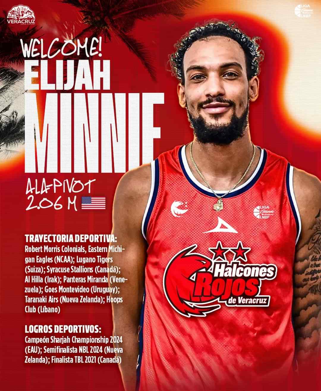 ELIJAH MINNIE SE UNE AL VUELO DE HALCONES ROJOS