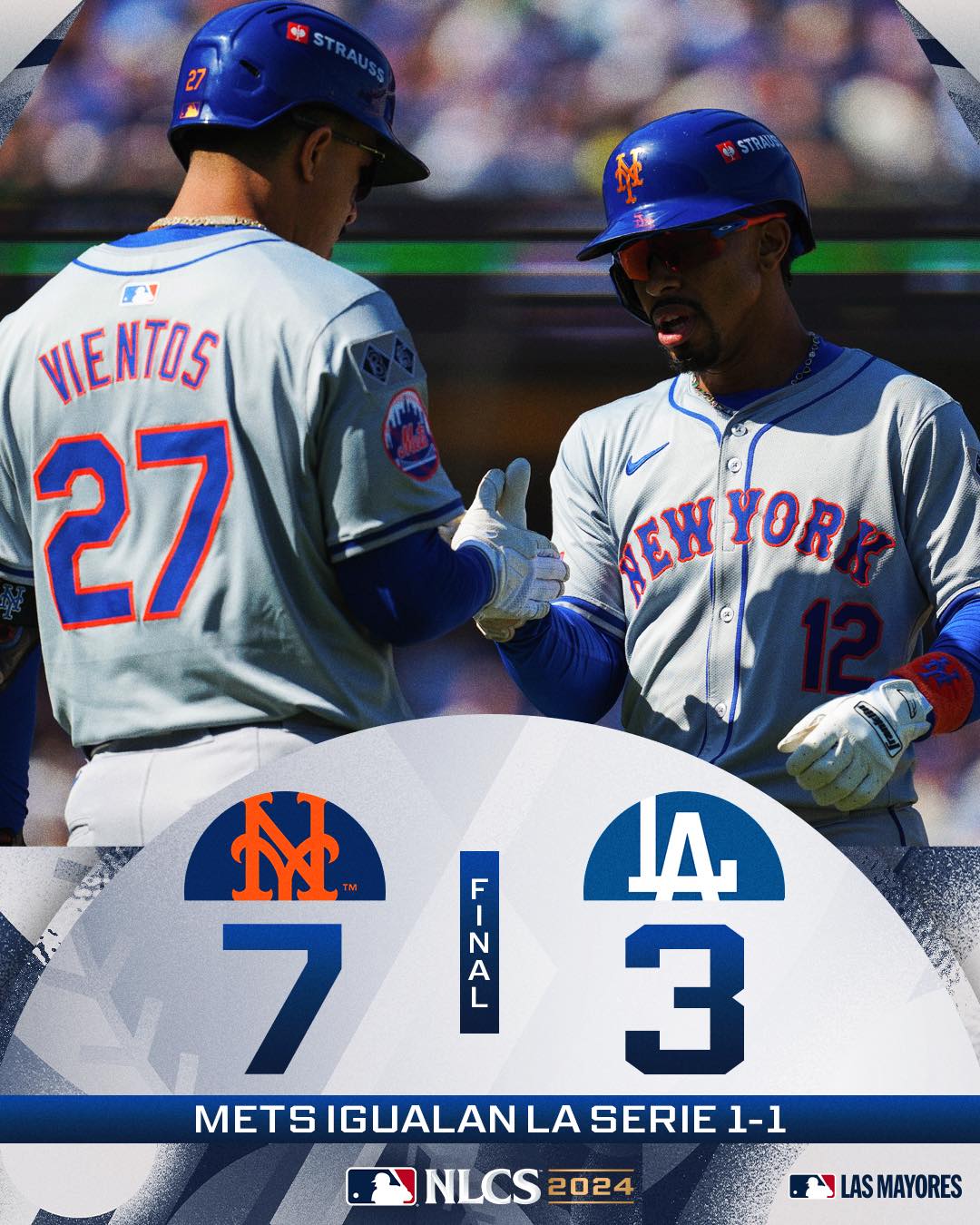 METS EMPAREJA LA SERIE ANTE DODGERS