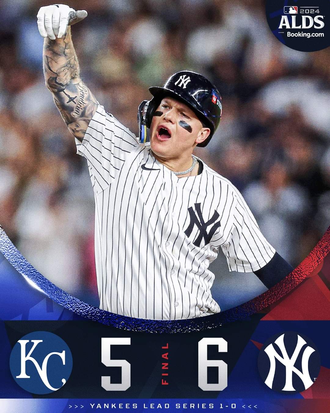 VERDUGO DA EL TRIUNFO A LOS YANKEES SOBRE LOS ROYALS